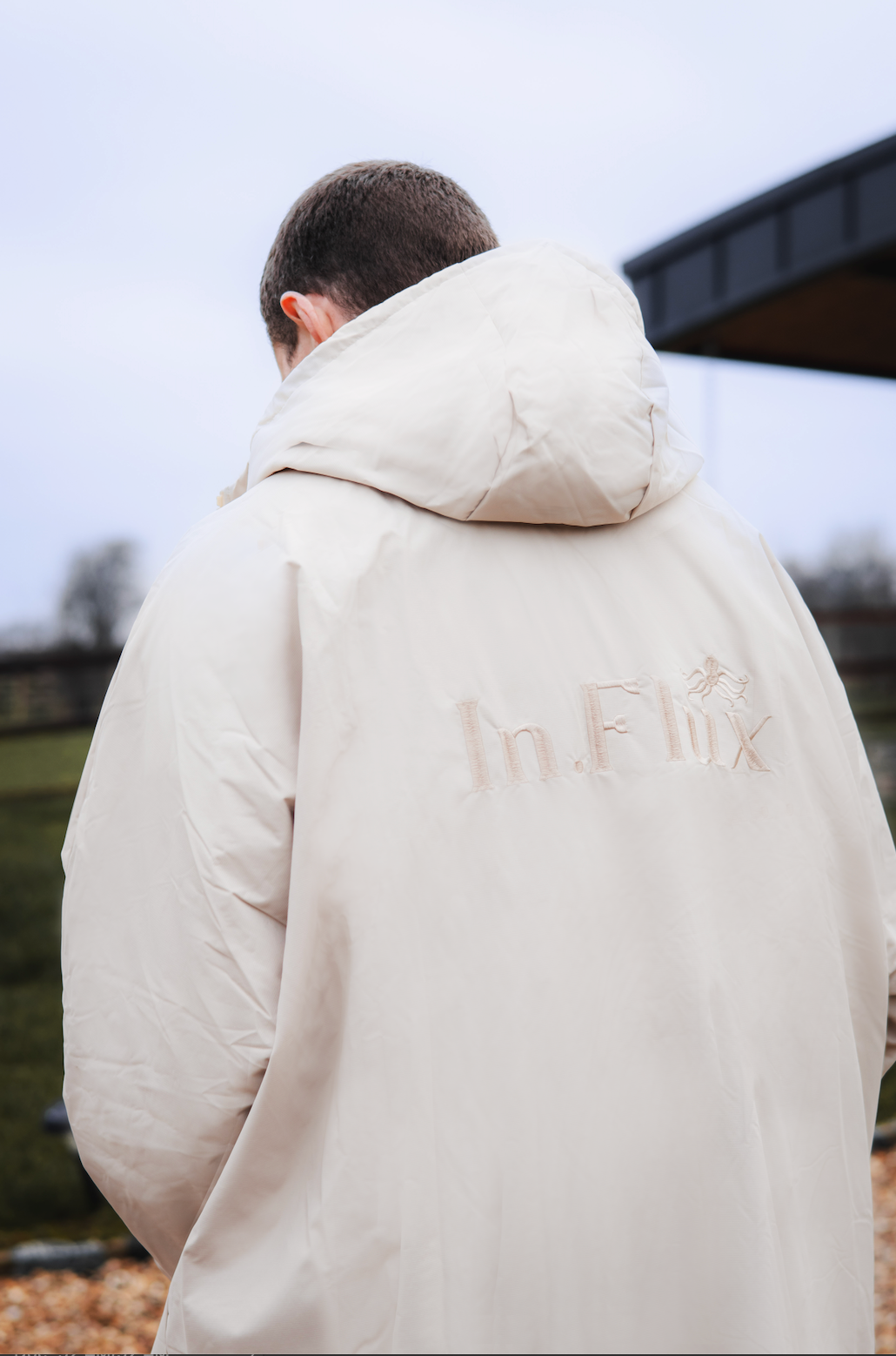 In.Flux Coat Robe Beige