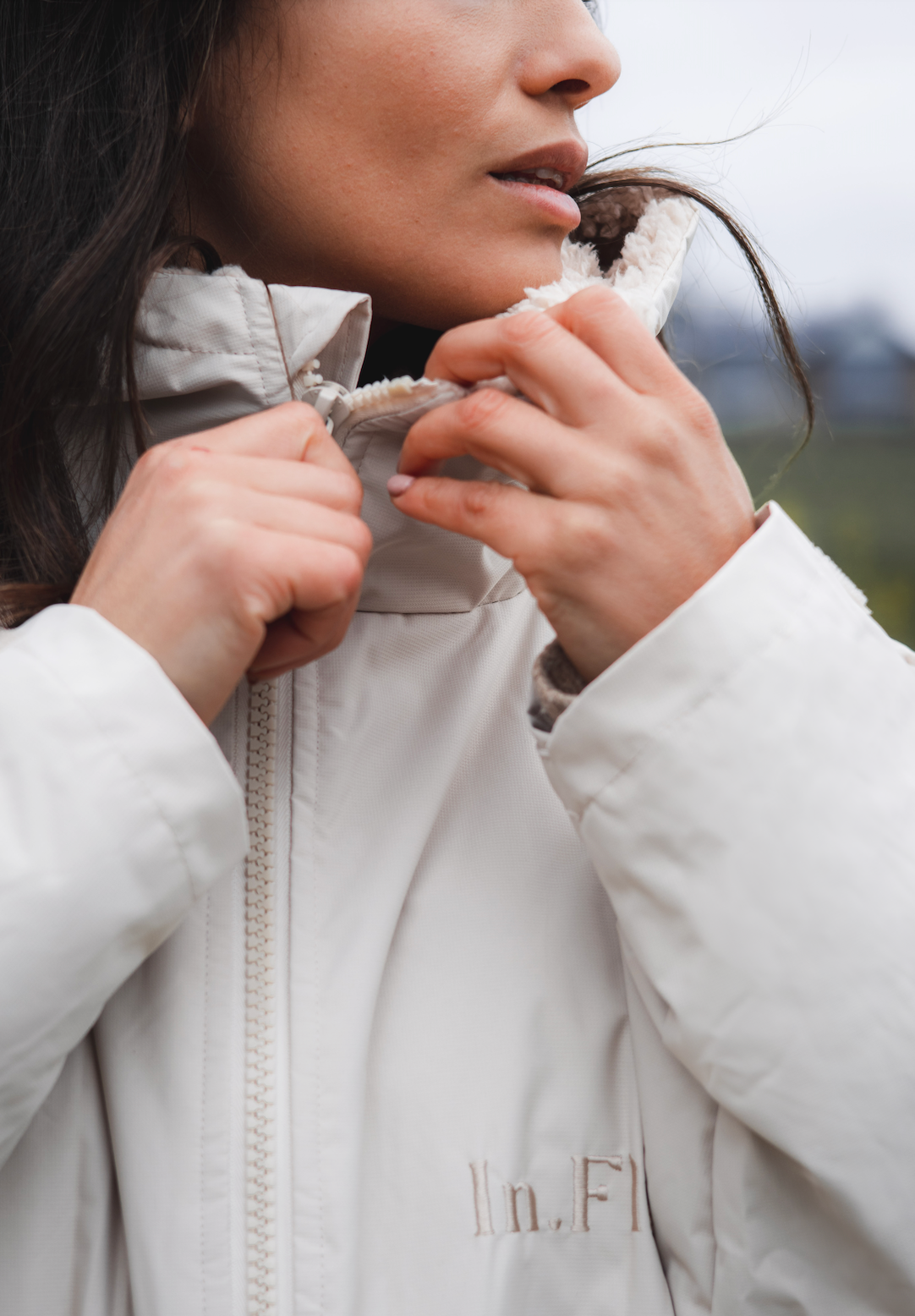 In.Flux Coat Robe Beige