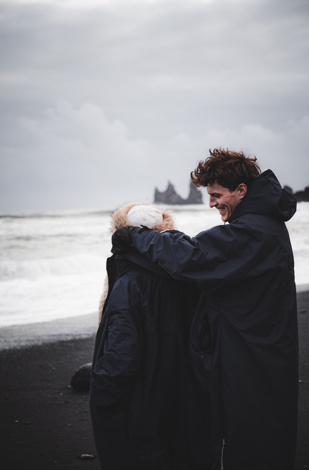 In.Flux Coat Robe Dark Navy